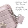 Somago Festival Handbag - Hard Shell Small Crossbody Phone Purse, 6 Inch Cosmetic Bag (Rose Pink) view 3