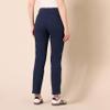Amazon Essentials Women's High-Rise Slim-Fit Full-Length Straight-Leg Khaki Pant, Navy, 2 view 2