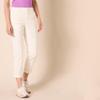 Amazon Essentials Women's High-Rise Regular-Fit Ankle-Length Tapered-Leg Khaki Pant, Eggshell White, 20 view 3