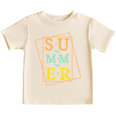 CAOMP Summer T-Shirt for Youth Toddler Baby Bodysuit Vaction Shirt Holiday Kids T-shirt Caribbean 12 M #01295