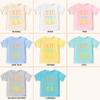 CAOMP Summer T-Shirt for Youth Toddler Baby Bodysuit Vaction Shirt Holiday Kids T-shirt Caribbean 12 M #01295 view 2