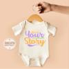 CAOMP Start Your Summer Story T-Shirt for Youth Toddler Baby Bodysuit Vaction Kids Shirt Pink 12 M #01298 view 4