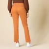 Amazon Essentials Women's High-Rise Slim-Fit Full-Length Straight-Leg Khaki Pant, Caramel, 12 view 2