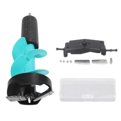 6 Inch Electric Ice Auger Bit Floating Design Aluminum Alloy Nylon for Winter Fishing