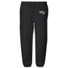 LOGOVISION Wake Forest University Primary Logo Mens Jogger Sweatapants, Black, XX-Large view 2