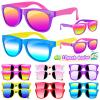 Kids Sunglasses Bulk, Kids Sunglasses Party Favor, 12 Pack Neon Party Sunglasses with UV400 Protection for Kids, Boys and Girls Age 3-8, Beach Pool Birthday Party Supplies, Goody Bag Favors for Kids view 1