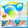 Kids Sunglasses Bulk, Kids Sunglasses Party Favor, 12 Pack Neon Party Sunglasses with UV400 Protection for Kids, Boys and Girls Age 3-8, Beach Pool Birthday Party Supplies, Goody Bag Favors for Kids view 4