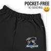 LOGOVISION Charleston Southern University Primary Logo Mens Jogger Sweatpants,Black, Medium view 3