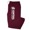 Central Michigan University Officially Licensed Apparel - Team Color Jogger Sweatpants, Maroon,X-Large view 3