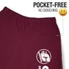 Central Michigan University Officially Licensed Apparel - Team Color Jogger Sweatpants, Maroon,X-Large view 4