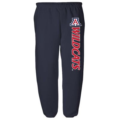 University of Arizona Officially Licensed Apparel - Team Color Jogger Sweatpants, Navy,X-Large