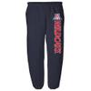 University of Arizona Officially Licensed Apparel - Team Color Jogger Sweatpants, Navy,X-Large view 1