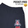 University of Arizona Officially Licensed Apparel - Team Color Jogger Sweatpants, Navy,X-Large view 4