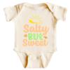 CAOMP Salty But Sweet T-Shirt for Youth Toddler Baby Bodysuit Vaction Shirt Holiday Kids T-shirt Pink Newborn #01306 view 1