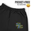 LOGOVISION Southeastern Oklahoma State University Primary Logo Mens Jogger Sweatpants,Black, XX-Large view 3