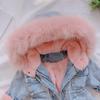 1 to 5 T Toddler Girls Winter Coat with Hooded Light Puffer Jackets Baby Kids Warm Down Alternative (Pink, 1-2 Years) view 4