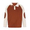 QWENTMTNTY Mens Cream Sweater Mens Beige Sweater Fleece Pullover Men Beige Sweater Men Pullover Hoodie Western Shirts for Men J-Coffee Large view 2