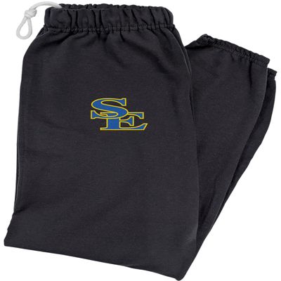 LOGOVISION Southeastern Oklahoma State University Primary Logo Mens Jogger Sweatpants,Black, Large