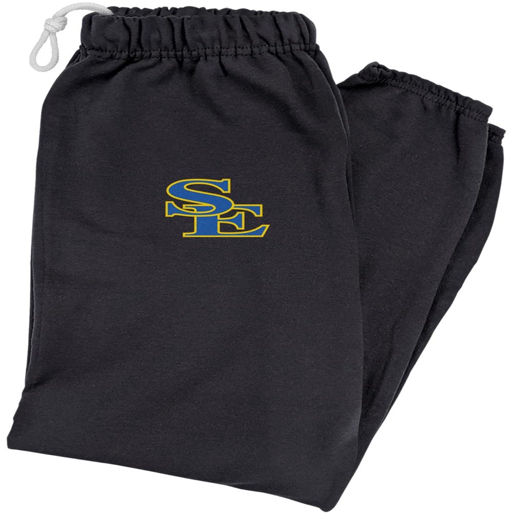 LOGOVISION Southeastern Oklahoma State University Primary Logo Mens Jogger Sweatpants,Black, Large