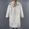 SACFOF Women's Fashion Faux Fur Jacket Long Sleeve Open Front Cardigan Casual Fluffy Parka Shaggy Long Outwear view 4