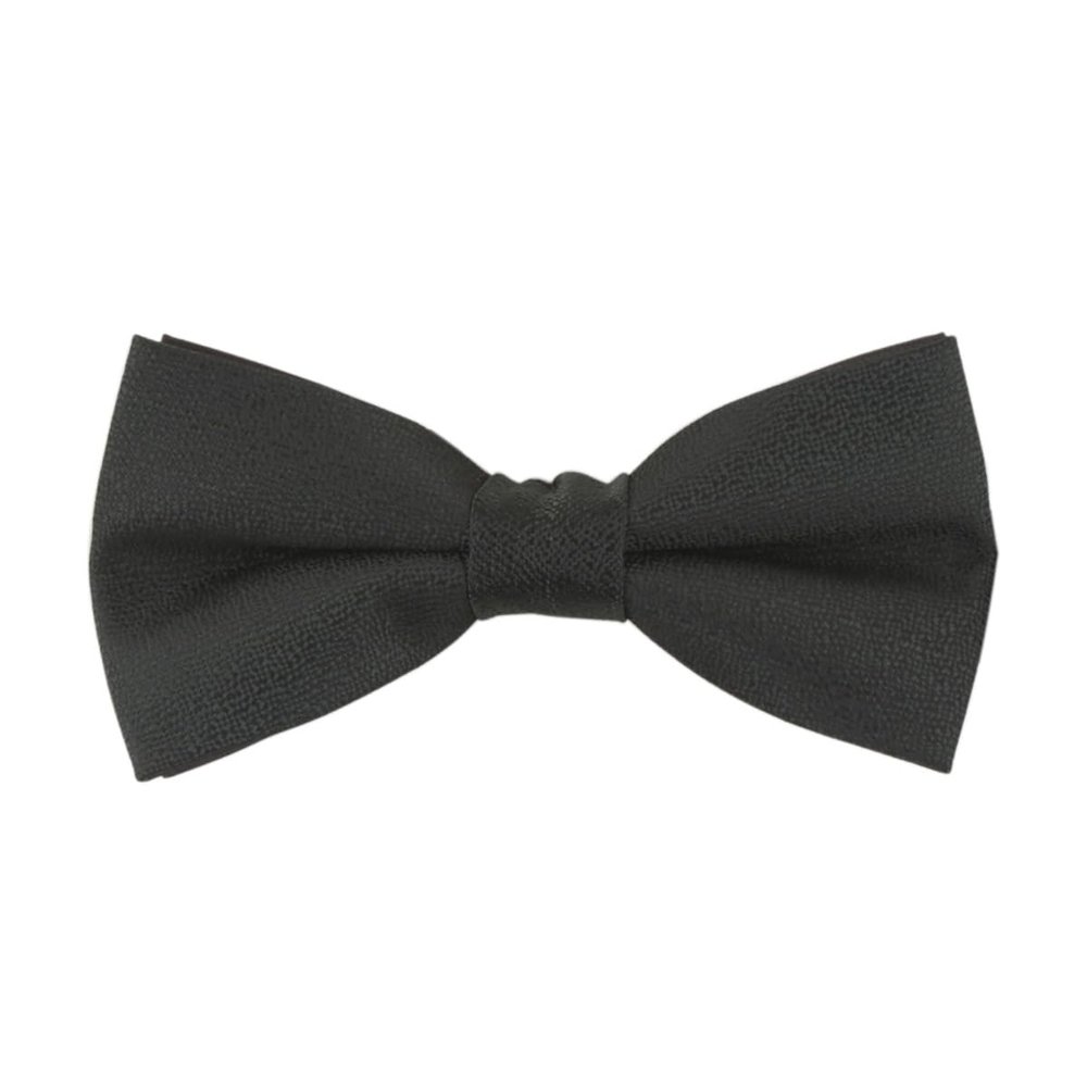 Men's Solid Color Satin Pre-Tied Bow Tie, Silk Look Fancy Plain Adjustable Tuxedo Bowties Formal Neck Bowtie for Wedding (Green)