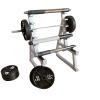 SEDLAV Deep Squat Rack Pen Holder With Barbell and Dumbbell Barbell Pen Holder, Desktop Organizer Desk Organizer, Creative for Fitness Weightlifting Enthusiasts. view 1