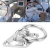 Pad Eye Plate M6x66x40mm 316 Stainless Steel Wall Mount Hook for Boat Yacht view 2