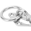 Pad Eye Plate M6x66x40mm 316 Stainless Steel Wall Mount Hook for Boat Yacht view 3