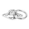 Pad Eye Plate M6x66x40mm 316 Stainless Steel Wall Mount Hook for Boat Yacht view 4