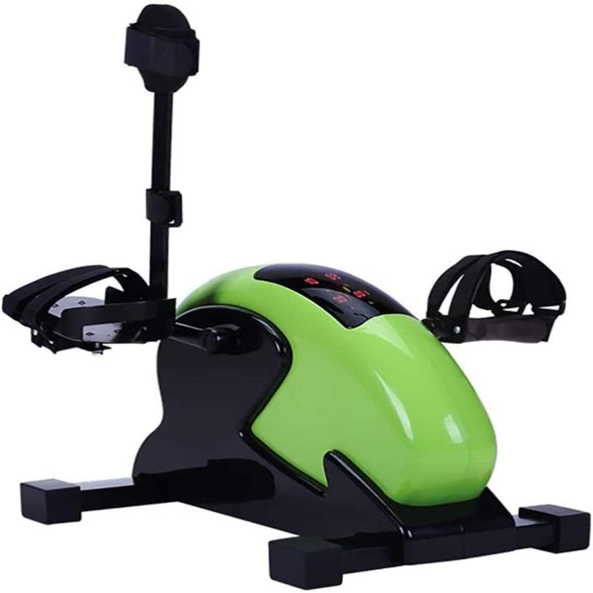 Rehabilitation Exercise Bike Foot Pedal Exerciser Foldable Portable Foot, Hand, Arm, Leg Exercise Pedaling Machine Folding Mini Stationary Bike Pedaler ( Color : Left Bracket )