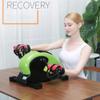 Rehabilitation Exercise Bike Foot Pedal Exerciser Foldable Portable Foot, Hand, Arm, Leg Exercise Pedaling Machine Folding Mini Stationary Bike Pedaler ( Color : Left Bracket ) view 2