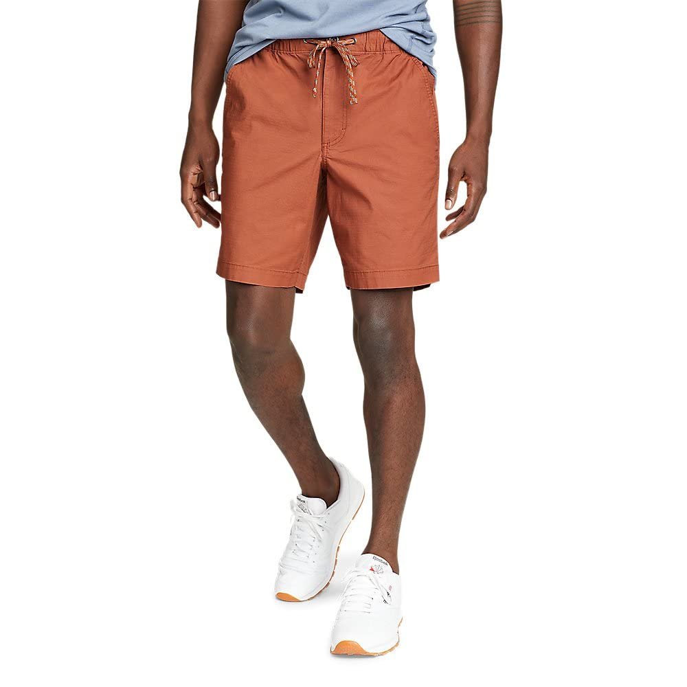 Eddie Bauer Men's Regular Fit Top Out Ripstop Shorts, Paprika, XX-Large