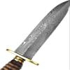 Blade Frenzy Bowie Knife Dagger Knife Wood Handle Blacksmith Made Bowie Knife, Handmade Survival Knife Groomsmen Gift, USA - Custom Leather Sheath Knife - BF910 view 3