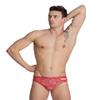 ARENA Mens Swim Brief Hydrangea Bouquet Team Print MaxLife Athletic Swimwear Professional Training Swimsuit Sports Bathing Suit, Team Red, US Size 36 view 1