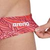 ARENA Mens Swim Brief Hydrangea Bouquet Team Print MaxLife Athletic Swimwear Professional Training Swimsuit Sports Bathing Suit, Team Red, US Size 36 view 4