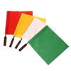 COOLHIYA Referee Soccer Flags 4-Pack Lightweight Handheld Colored Signal Flags for Soccer Rugby Field Hockey view 1