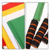 COOLHIYA Referee Soccer Flags 4-Pack Lightweight Handheld Colored Signal Flags for Soccer Rugby Field Hockey view 3