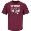 Smack Apparel Saturdays T-Shirt for FL State College Fans (SM-5XL) (Garnet Short Sleeve, X-Large) view 1