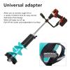 Electric Ice Auger, Lightweight and Impact, 6in Diameter, Universal Adapter, Ice Fishing Auger for Shallow Water and Thin Ice, 50cm Armrest for Fishing view 2