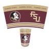 FANMATS 34776 Florida State University Wastebasket | Maroon | 15"x10.5"x10.5" | Primary Logo view 1