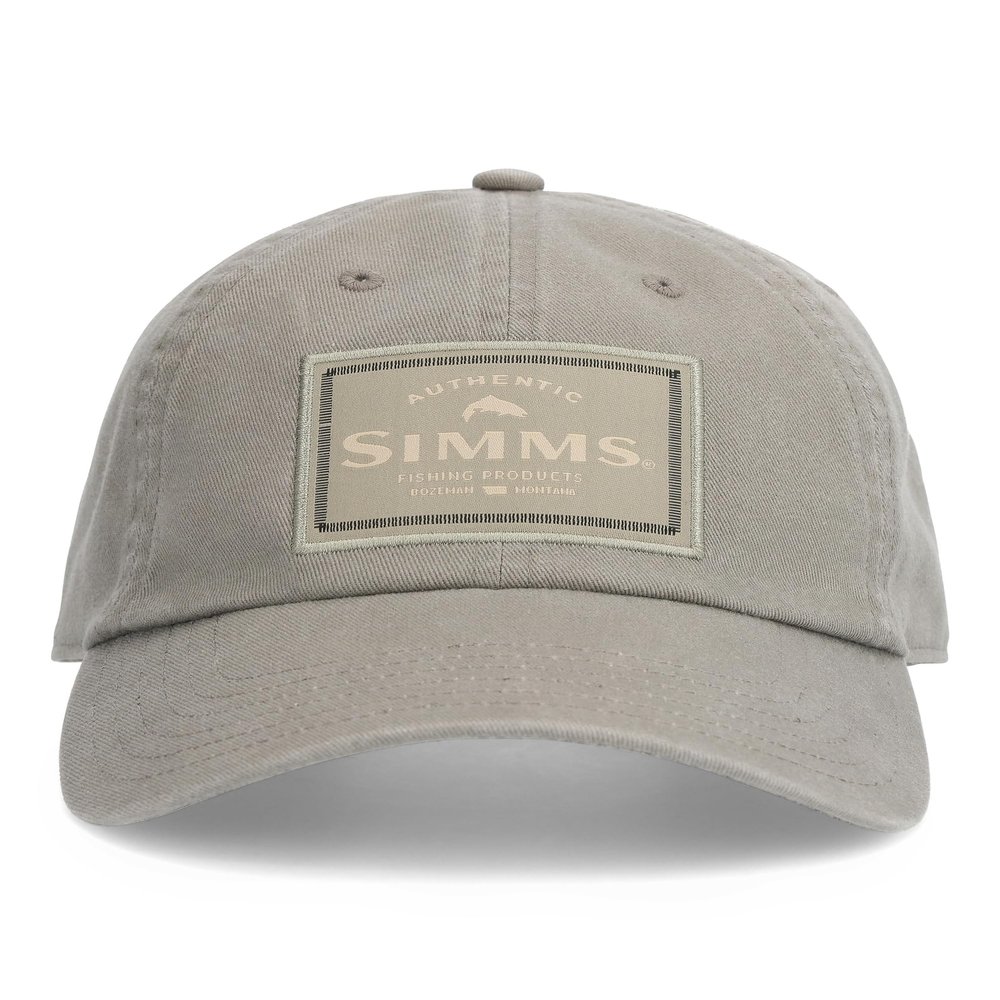 Simms Single Haul Fishing Cap, Low Profile Fishing Hat for Men, Bay Leaf, One Size