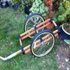 WIKE DIY Flatbed Bike Trailer Kit - DIY Cargo Bicycle Trailer, Frame Material not Included: Includes Wheels, towbar, Corner connectors, Bike Hitch, Nuts + Bolts. - max Finished Size: 36" x 72" view 2