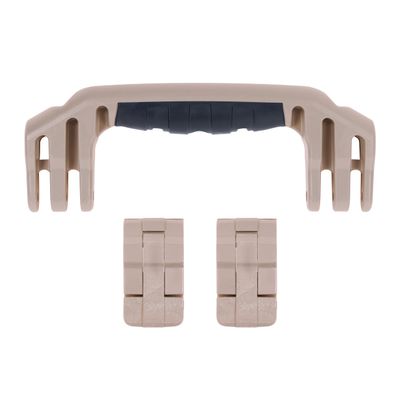 Pelican 1450 Replacement Handle & Latch Set by ColorCase - Desert Tan Handles & Double Throw Latches