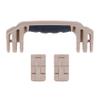 Pelican 1450 Replacement Handle & Latch Set by ColorCase - Desert Tan Handles & Double Throw Latches view 1