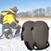 1 Pair Ice Fishing Knee Pads Perfect Winter Outdoors On Ice Knee Warm Protector Kneecap Guard Elastic Knee Pad Support Wrap Eva Knee Pads Knee Protector For Women Men For Work Gardening Ice Skating view 2