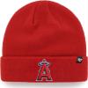 47 MLB Kelly Green Primary Logo Clean Up Adjustable Strap Hat Cap, Adult One Size Fits All (US, Alpha, One Size, Los Angeles Angels Red) view 2