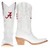 Vaccari Women's Leighton Genuine Leather Alabama Embroidery Pointed Toe Cowgirl Boots - White - 7.5 view 2