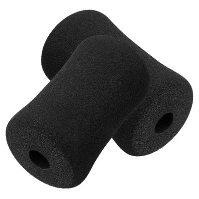 BRIGHTFUFU 2pcs Sponge Cover Exercise Roller Gym Pad Foam Pads for Exercise Foam Roller Gym Exercise Equipment Roller Pad Replacement Rolling Foam Roller Foam Tube Auxiliary Foot