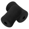 BRIGHTFUFU 2pcs Sponge Cover Exercise Roller Gym Pad Foam Pads for Exercise Foam Roller Gym Exercise Equipment Roller Pad Replacement Rolling Foam Roller Foam Tube Auxiliary Foot
