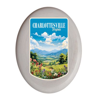 Charlottesville Virginia Design C Souvenir Flying Disc 4-Pack